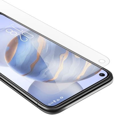 Cadorabo Screenprotector geschikt voor Oukitel C21 - Pantser film Beschermende film in KRISTALHELDER Geharde (Tempered) display beschermglas in 9H hardheid met 3D Touch
