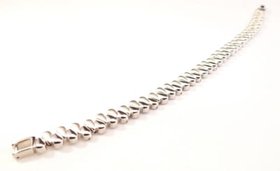 Pronkjuweel Titanium Amband 7163 lengte 20 cm