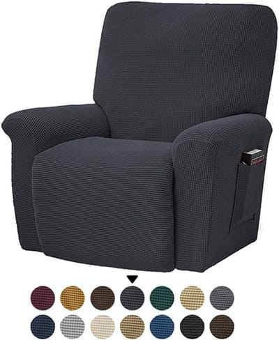 Elastische Universele Stoelhoes voor Relaxfauteuil met Opbergzakken