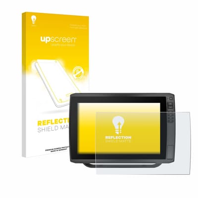 upscreen - Screenprotector voor Garmin ECHOMAP Ultra 122sv - Folie Beschermfolie anti glare matte