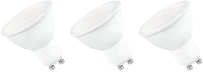 Spectrum LED Lamp GU10 6W - 230V - 520 Lumen - 4000K Neutraal Wit - Natuurlijk licht - Energiezuinig - 3 stuks