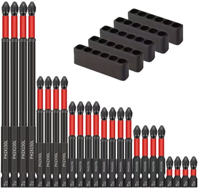 S2 antislip en slagvaste schroevendraaierbits, ultrasterke magnetische schroevendraaierbits, antislip kruiskopschroevendraaierbits, elektrische schroevendraaier