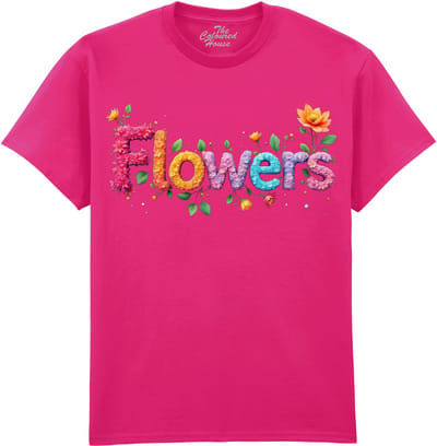 Bloemen Flowers The Coloured House T-shirt XXL