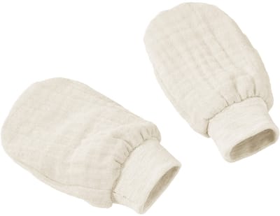 Cottonbaby krabwantjes - newborn - baby - roomwit - hydrofiel - superzacht