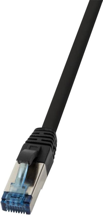 Netwerkkabel CAT 6A - Ethernetkabel Patchkabel - Internet Verbinding - UV en oliebestendig - 5 meter - Zwart