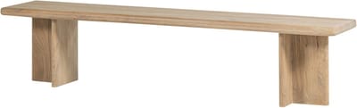 WOOOD Ato Eetbankje 180 CM - Mangohout - Naturel - 47x180x45