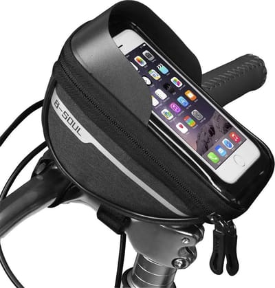 Waterdichte fietstas - Telefoonhouder Fiets Waterdicht- Fiets Telefoonhouder - GSM houder fiets - Scooter telefoon houder - Motortelefoon houder