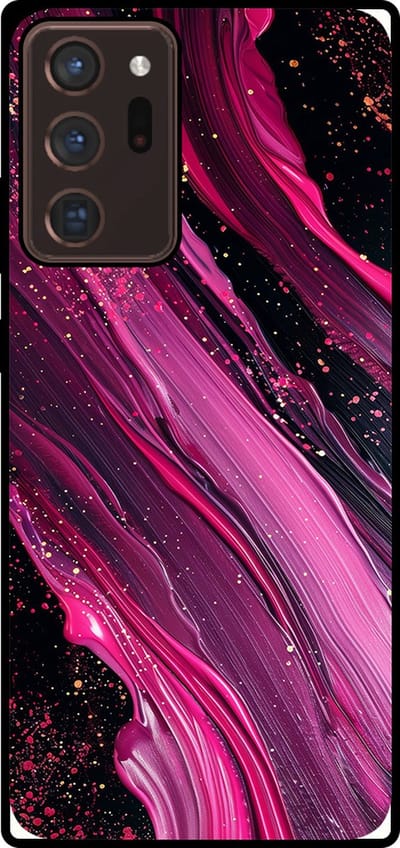 Smartphonica Telefoonhoesje Geschikt voor Samsung Galaxy Note 20 Ultra met marmer opdruk - TPU backcover case marble design - Paars Roze geschikt voor Samsung Galaxy Note 20 Ultra