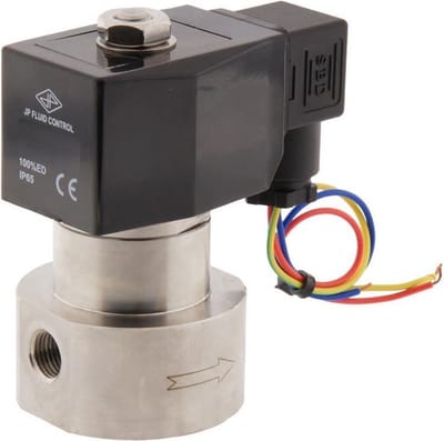 Magneetventiel HP-IA 1/4'' hoge druk rvs PTFE 0.5-90bar 230V AC - HP-IA014S080P-230AC