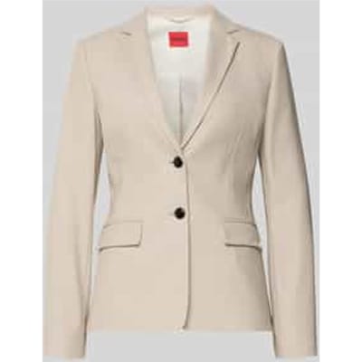 Slim fit longblazer met viscose Model 'ADALAS'