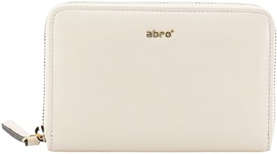 abro Leren Portemonnee Leather Dalia Wallet Beige