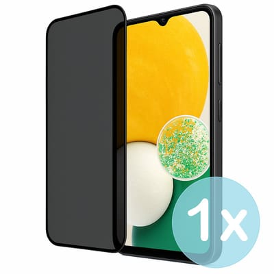 Privacy Screenprotector Geschikt voor Samsung Galaxy A13 5G – Anti-Gluren – Krasbestendig Gehard Glas 9H – Volledige Dekking – FuturiQ