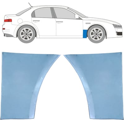 Reparatiepaneel voorspatbord voor Alfa Romeo 159 2005-2012 / Links + Rechts