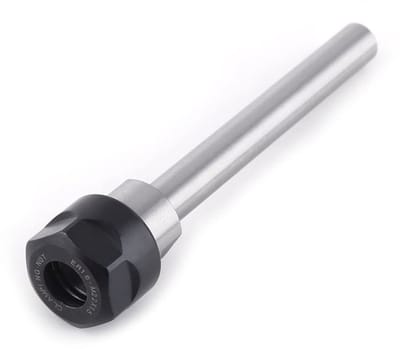 Dailygoody - Freeskop - Spantang Rechte schachthouder - Verlengstuk voor CNC-draaibankfrezen - 12mm - Sterk en duurzaam CNC-gereedschap - Geschikt voo...