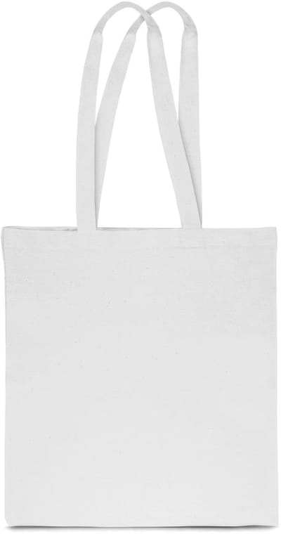Omgoods - Katoenen Tote Bag 38 x 42 cm met Lange Handvatten