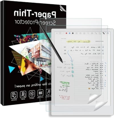 2 Pack Paper Screen Protectors voor Remarkable Paper Pro 11.8 inch 2024, Krasbestendige en Glansvrije Matte Folie voor Schrijven en Tekenen op Noteworthy Pro Tablet