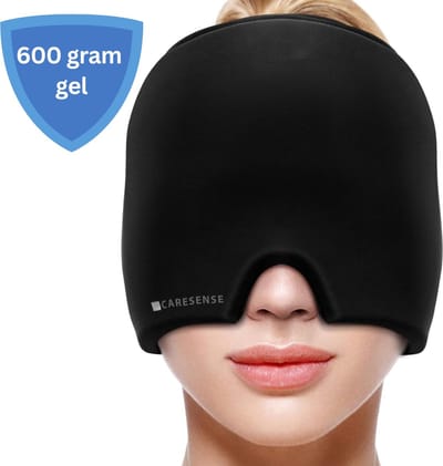 Caresense Migraine Masker - Migraine Muts - Hoofdpijn masker - Warmte & Koude Therapie - hot/cold pack - 600 gram
