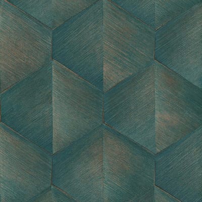 Erismann Vinylbehang 1037019.0 - Fashion for Walls 4 - Grafisch Turquoise - 53cm x 10.05m
