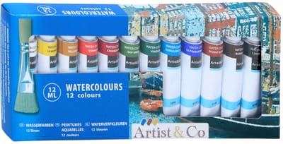 12 stuks Aquarelverf - Aquarel - Diverse Kleuren