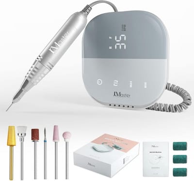 Professionele Elektrische Nagelfrees Set met Touch Control en 35000 RPM voor Gel en Acryl