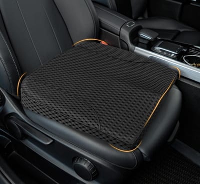 Dailygoods- Autostoelkussen Traagschuim - Verbeterd Rijzicht - Zitkussen Vrachtwagen - Stoelkussen Bureaustoel - Comfortabel Kussen - Verlichting Ischias/Rugpijn