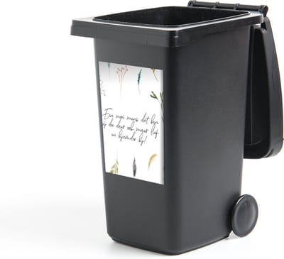 Container sticker Quotes - Vrienden - Vriendschap - Een mens dat ben jij - Spreuken - 40x60 cm - Kliko sticker