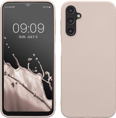 kwmobile telefoonhoesje geschikt voor Samsung Galaxy A14 5G - Hoesje voor smartphone - Back cover in kokosmelk