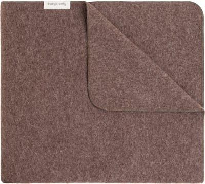 Baby's Only Newborn deken Merino Brushed Meadow - Babydeken gemaakt van 100% merinowol - Geschikt voor alle 4 de seizoenen - Taupe - 65x75 cm