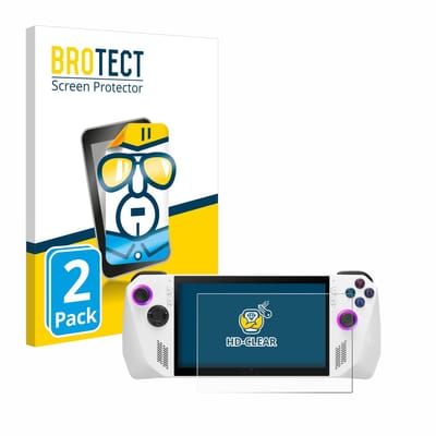 BROTECT - Screenprotector voor ASUS ROG Ally (2023) / Ally X (2024) - Folie Beschermfolie transparant 2 Stuks