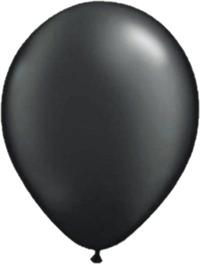 Ballonnen - Zwart - 30cm - 100st.
