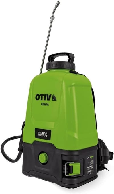 Accu spuitfles - Rugsproeier tuinsproeier - Planten water geven - Verstelbare sproeistanden - 16 liter tank - Zwart