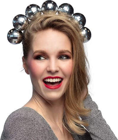Boland - Diadeem Disco fever - Één maat - Volwassenen - Vrouwen - 80's & 90's - Retro - Carnaval - Themafeest