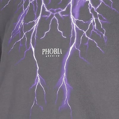 Lichtgewicht herenhoodie Lightning Hoodie grijs/paars