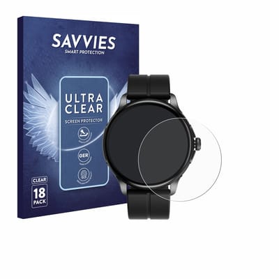 Savvies - Screenprotector voor HMD Watch X1 - Folie Beschermfolie transparant 18 Stuks