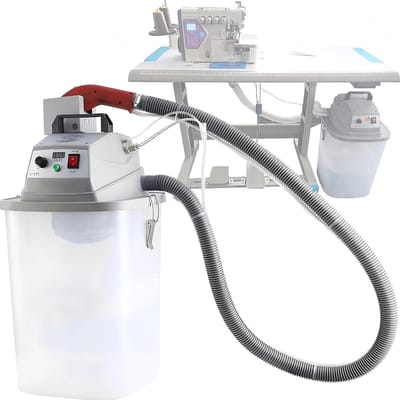 Draadtrimmer - Elektrische trimmer - Kleding afwerken - Borstelloze motor - 30L opslag - Grijs