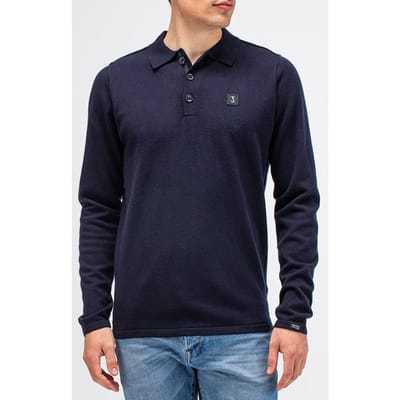 Butcher of Blue Clifden Polo Alaska Blue Size: S | Polo Shirts Outlet | Heren | Blauw