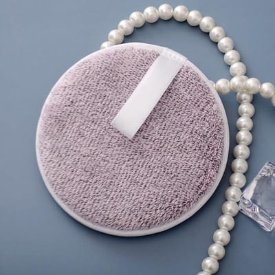 Make-up Pads - Herbruikbare Doekjes - Gezichtsreiniging - Zacht Microvezel - 10 Stuks - Paars