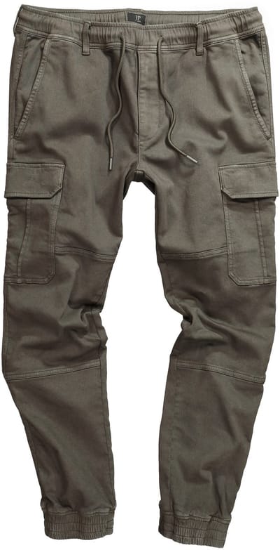 JP 1880 - Heren - Cargobroek FLEXNAMIC® veel zakken Straight-Fit - Moeras groen - Maat XL