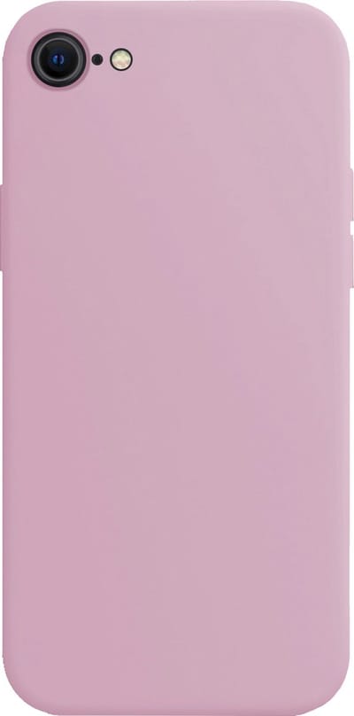 Hoes - Geschikt voor Apple iPhone SE (2020) - Sterk & Shockproof - Hoesje Cover - Siliconen Case - Lila