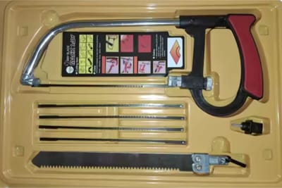 Multifunctionele Handzaag 8-in-1 – Inclusief 6 Verwisselbare Zaagbladen – Voor Hout, Metaal en Kunststof
