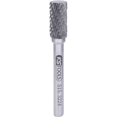 KS Tools 5153224 Freesstift Hardmetaal Lengte 65 mm Afmeting, Ø 6 mm Werklengte 40 mm Schachtdiameter 6.0 mm