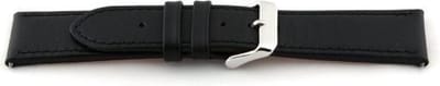 Horlogeband Universeel I135 Leder Zwart 24mm