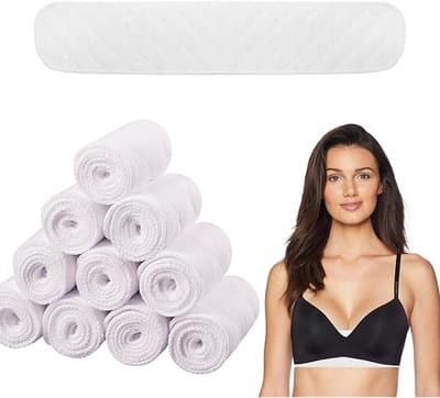 BH Zweetstopper - 10 Stuks - Anti Zweet Pads voor Onder de Borsten - Anti Zweet BH Pads - Tegen BH Zweet- Voorkomt Zweetplekken In en Onder Beha - Tegen BH Zweet, Zweetplekken & Geur - Herbruikbare Anti-Transpiratie Beha Pads - Zweetopvangpad