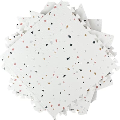 NilaFee™ - Luxe Speelmat - Foam - Baby - Speelkleed - Kruipmat - 180 x 120 x 1.5 cm - Puzzelmat - Opbergtas - Classic Wit