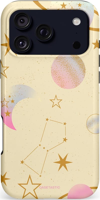 Casetastic hoesje geschikt voor Apple iPhone 17 Pro Max - MagSafe - Dubbellaagse bescherming - Zomerse nacht - Fashion Case - Zand