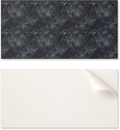 Zelfklevende vinyl wanddecoratie 100x50 cm marmerpatroon met aderen