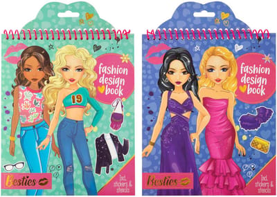 Besties Fashion designer schetsboek