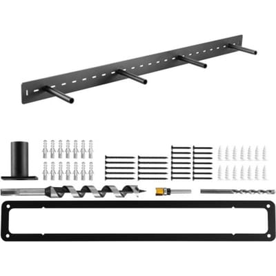 VEVOR Plankbeugel, 1 stuk, draagvermogen 104 kg, zware plankbeugel 1168,4 x 157,4 x 76,2 mm, plankdrager voor verborgen planken, onzichtbare beugel voor zwevende planken voor wandmontage