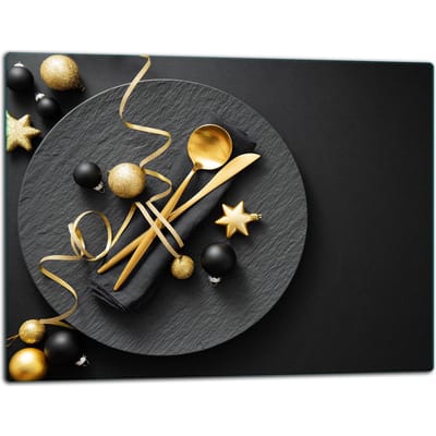 TMK ArtDeko - Snijplank - Gehard Glas - 52cm x 40cm - Inductie Veilig