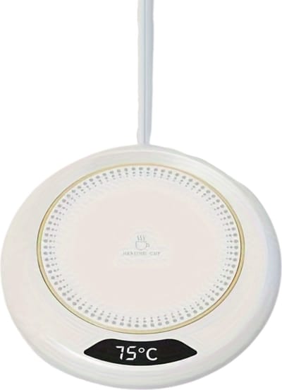 Nivard Cup Warmer - Mok Warmer - Mug Warmer - Koffie Warmer - Verwarmde Onderzetter - Koffie Warmhouder - Koffiekop Verwarmer - Kop Warmer - USB - Kopjes Warmer - Wit